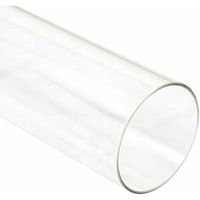 Glasröhre Ø 10 x (H) 125,5 cm Ersatzglas, Glaszylinder
