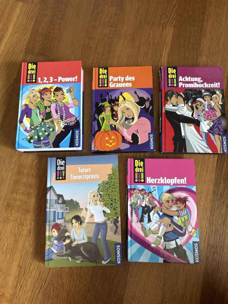 Libri: Die drei !!! Buch-Set mit 5 Büchern – Nuovo (secondo la descrizione) da Bürglen TG venduto da sayuri84