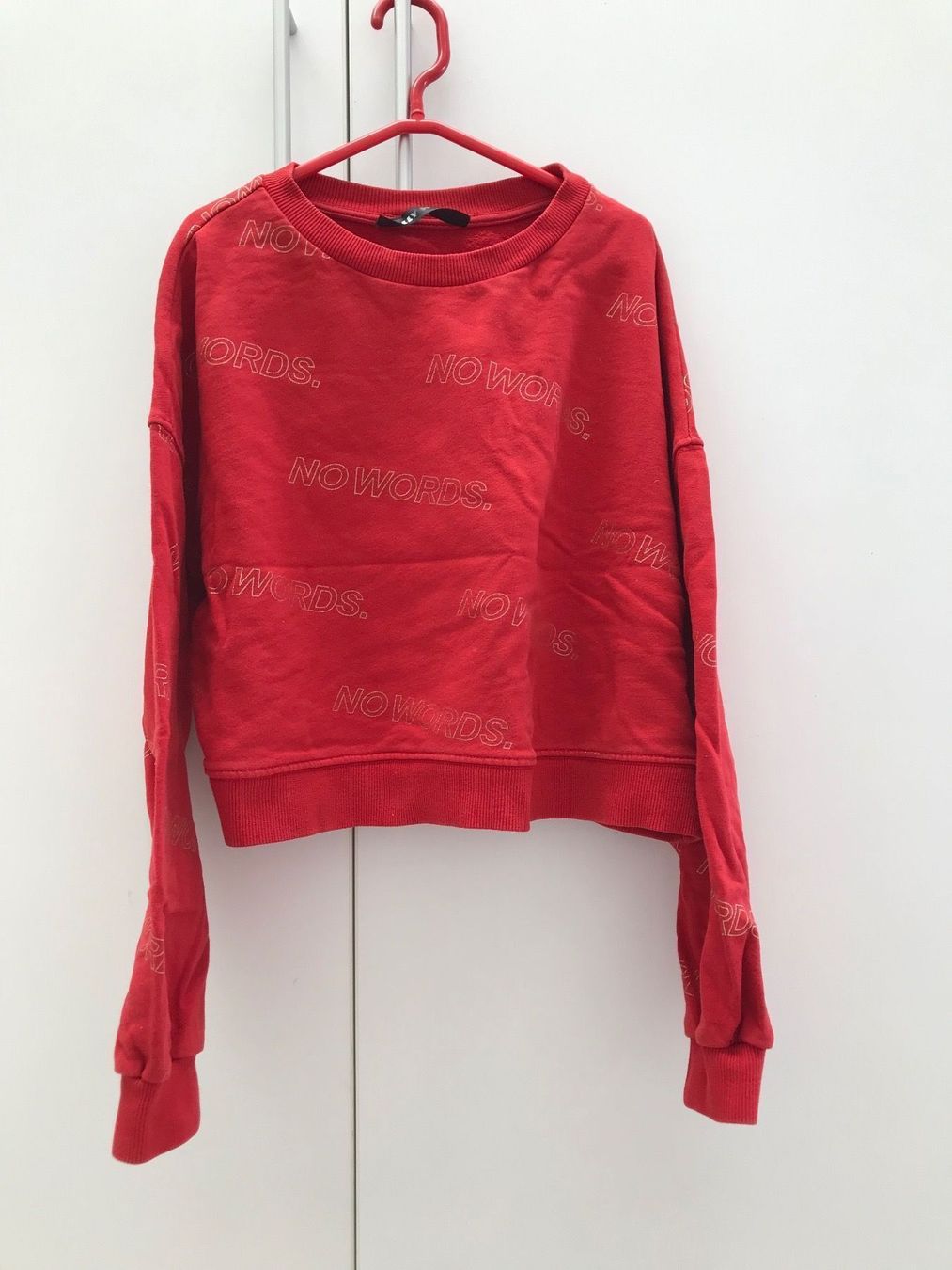Tally Weijl T-shirt: Tshirt/Sweatshirt langarm rot Gr.S – Usato da Wädenswil venduto da JJ15