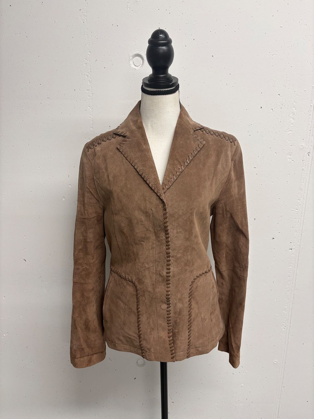 Jacken: Private Label Lederjacke Lederblazer Gr. 36 braun – Neu (gemäss Beschreibung) aus Regensdorf von secondchancefashion