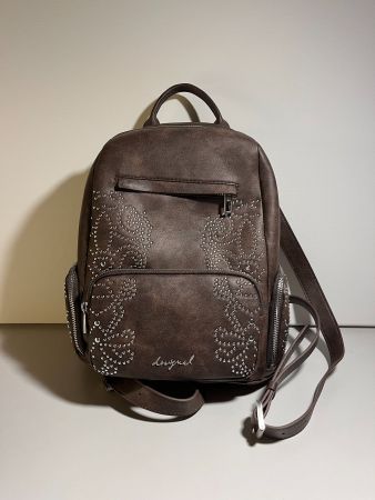 Desigual Rucksack braun mit Nieten (Neuwertig)