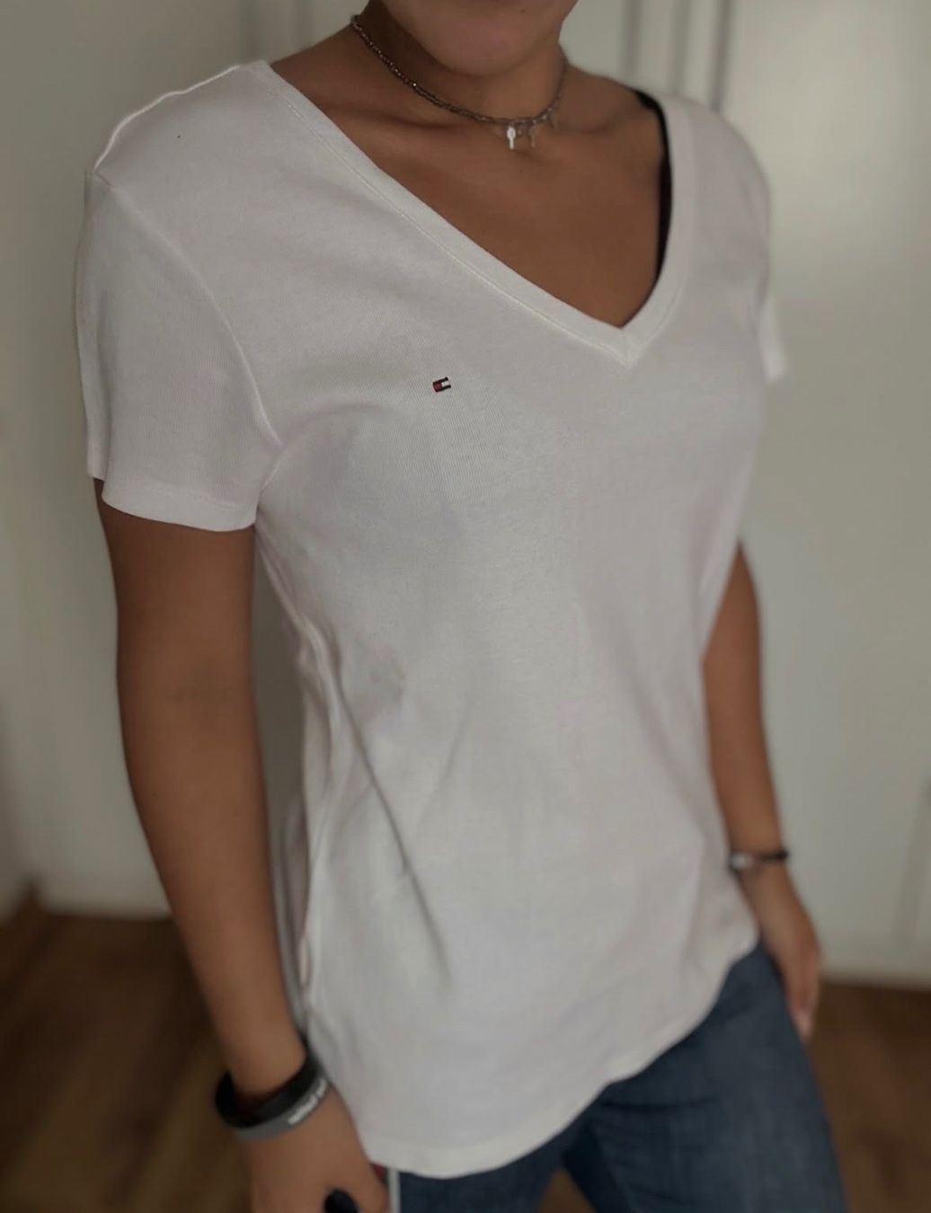 Tommy Hilfiger T-Shirts: Tommy Hilfiger T shirt White Size L – Neu (gemäss Beschreibung) aus Horgen von lme_8kj7 2