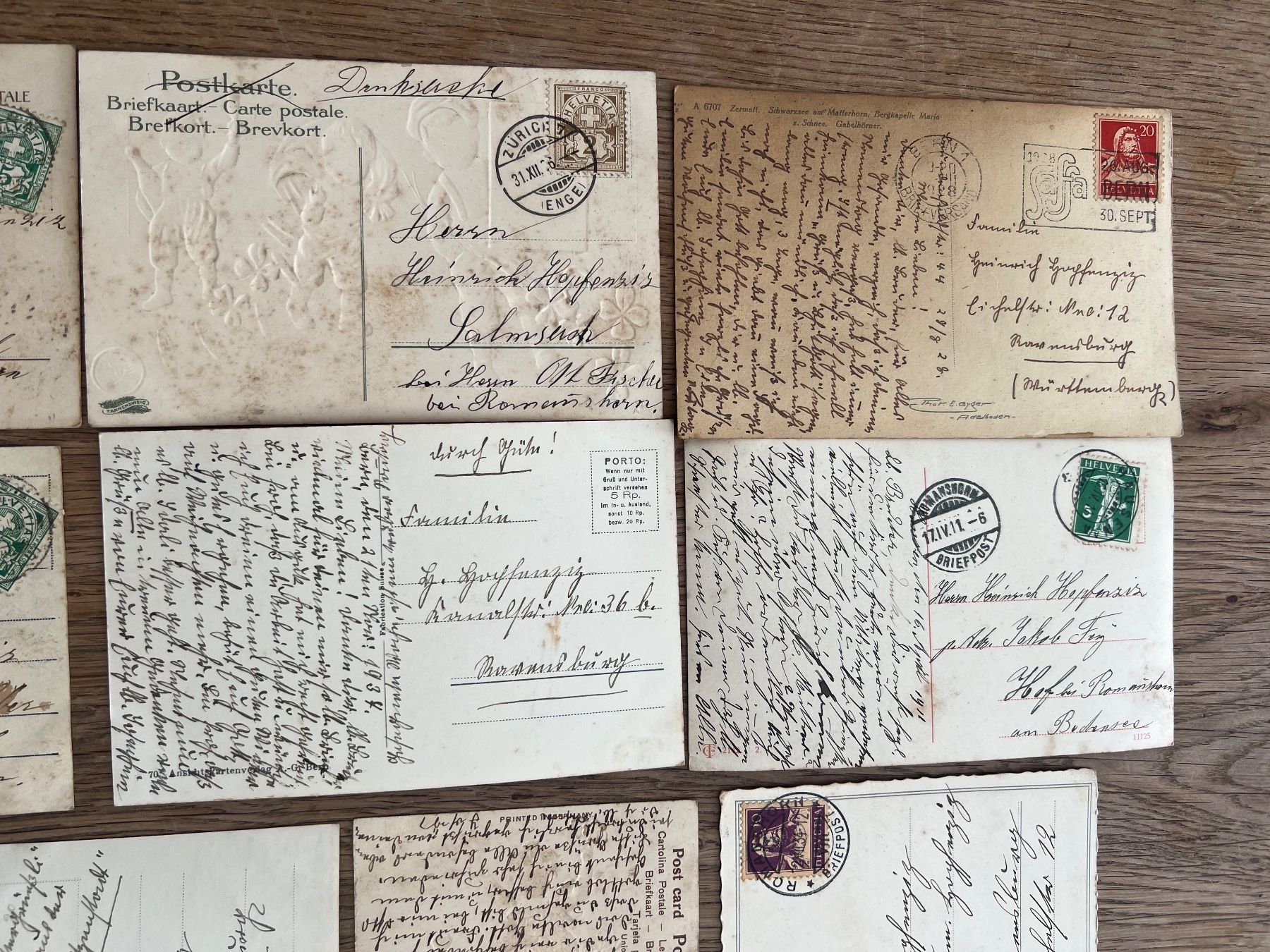 Cartoline postali: Sammlung antike Postkarten Schweiz – Usato da Hermetschwil-Staffeln venduto da militaria-schweiz 9