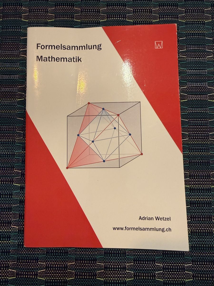 Libri: Formelsammlung Mathematik - Adrian Wetzel – Usato da Zürich venduto da Gazo_11