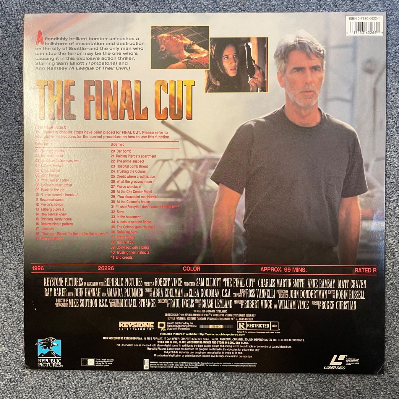 Alle DVDs: Sam Elliott: The Final Cut - LASER DISC - Englisch Orig. – Gebraucht aus Stans von Brode 1