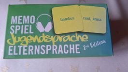 MEMO SPIEL Jugendsprache / Eltersprache