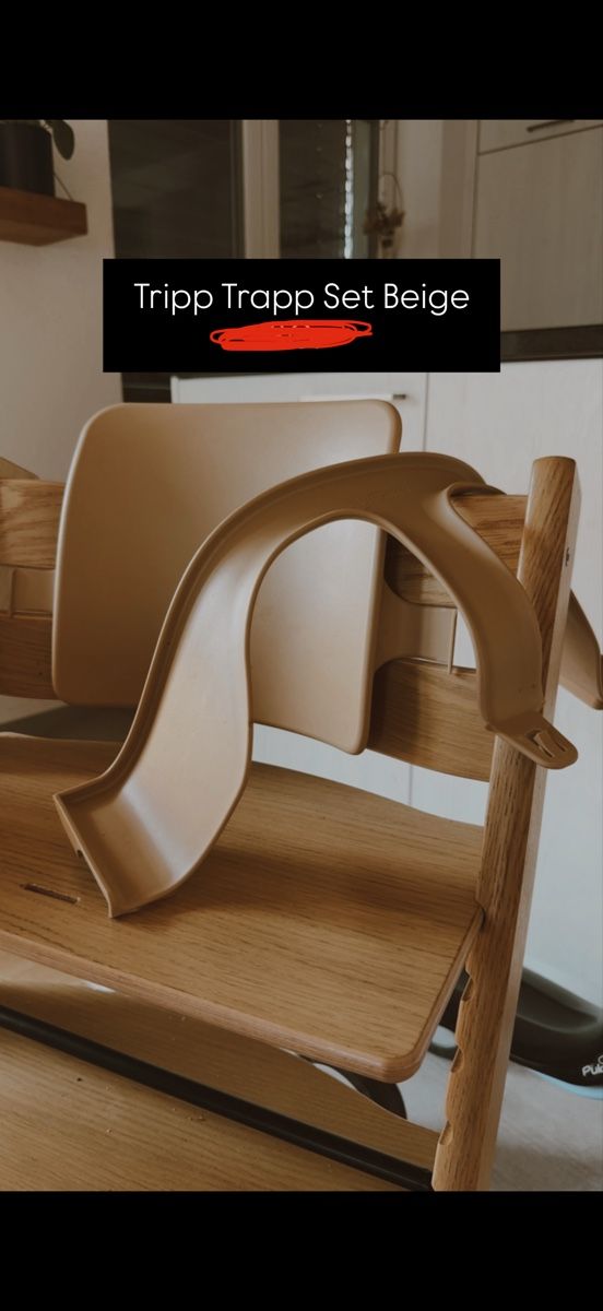 Stokke Chaises hautes: Tripp Trapp Set Beige Kinderhochstuhl – D'occasion à Mols par sar_r565