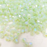 Swarovski 5328 – Chrysolite Opal, 4 mm, 10 Stück