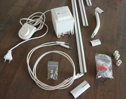 Halogen-Schienensystem weiss 12V 300W Trafo + Zubehör