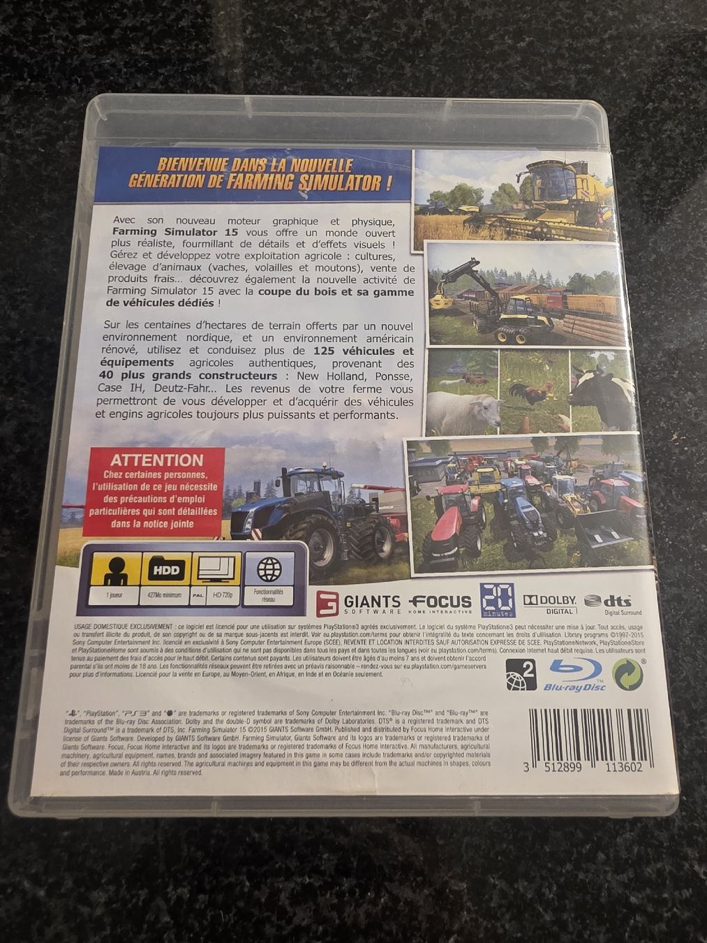 Giochi: Farming Simulator 15 PS3 – Usato da Chavornay venduto da Crash37 1