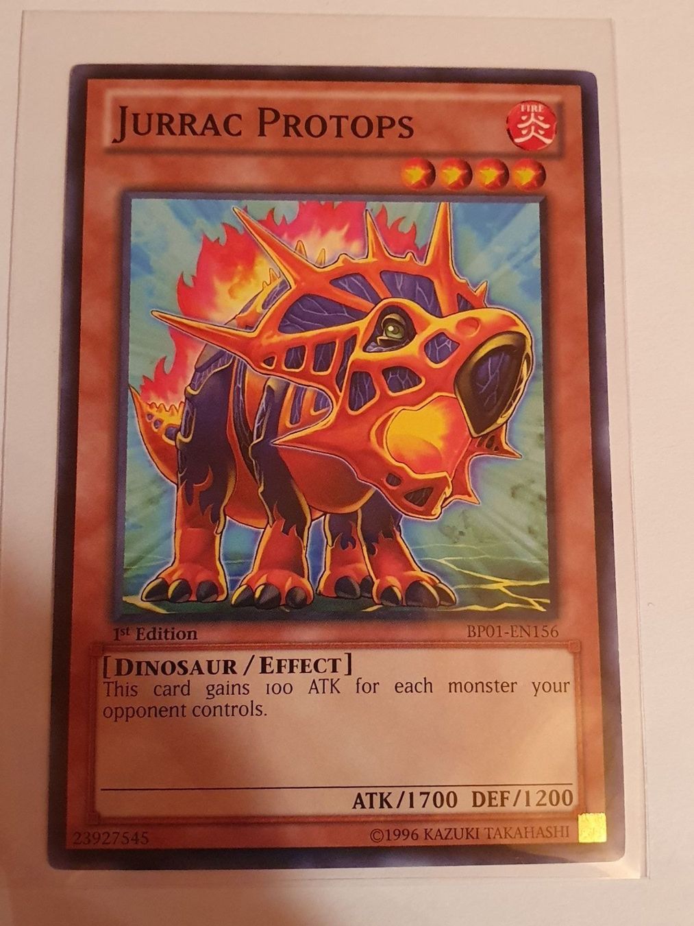Yugioh Sammelbilder & Trading cards: Yugioh Jurrac Protops first Edition TCG – Gebraucht aus Oberdorf BL von BaldenEagle