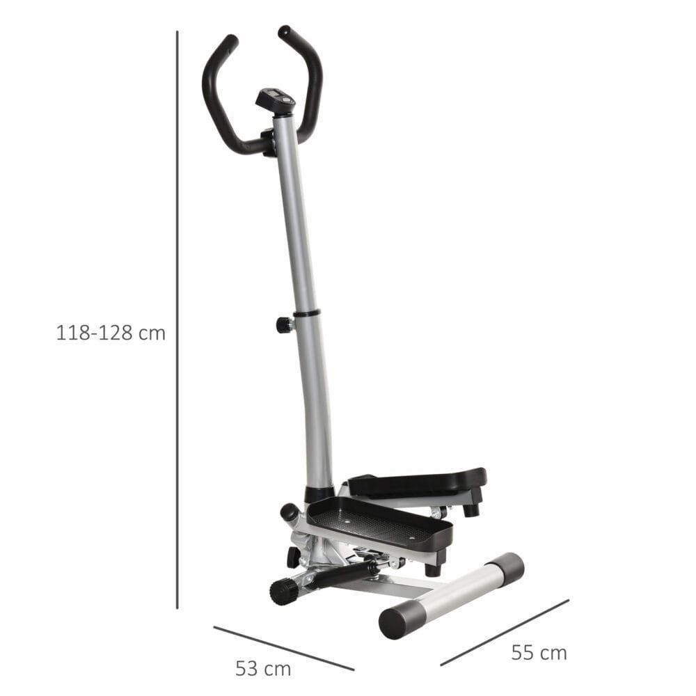 Hometrainer: B-Ware NEU Stepper mit Handgriff Heimtrainer LCD-Bildschirm – Difettoso da Wohlen AG venduto da StudioX 1