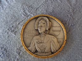Schützenmedaille Schweizer Trachten Zug 1966