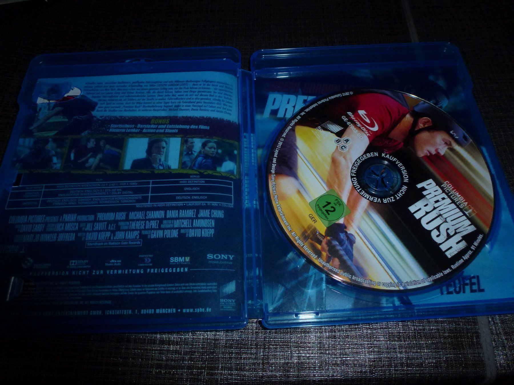 Tutti i DVDs: Premium Rush BLU-RAY – Usato da Olten venduto da Disc-Verkauf 1