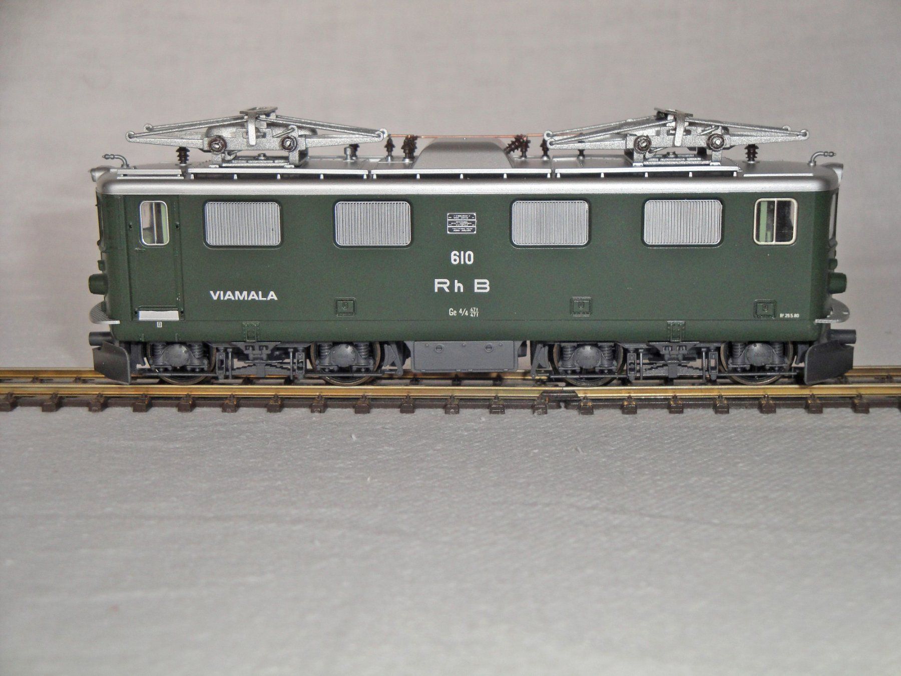 Bemo Modellini di ferrovie: Bemo RhB-Ge 4/4 I 610 VIAMALA – Nuovo e nell'imballaggio originale da Wolfwil venduto da heinzs3575