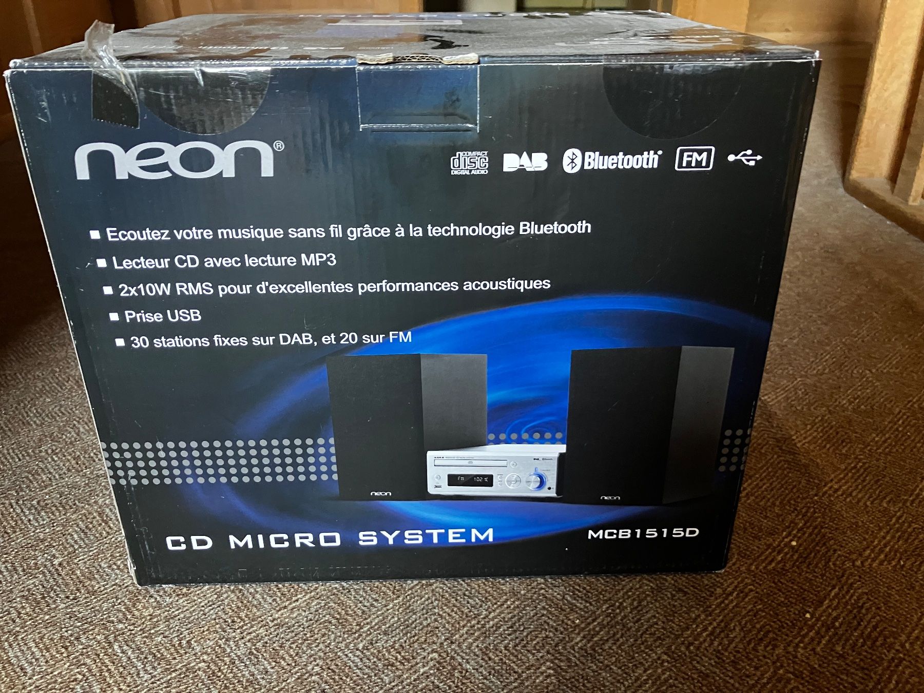 Multimediaplayer & Streamer: Neon CD Micro System MCB1515D Bluetooth DAB FM – Neu und originalverpackt aus Wangenried von Johndeere68 1