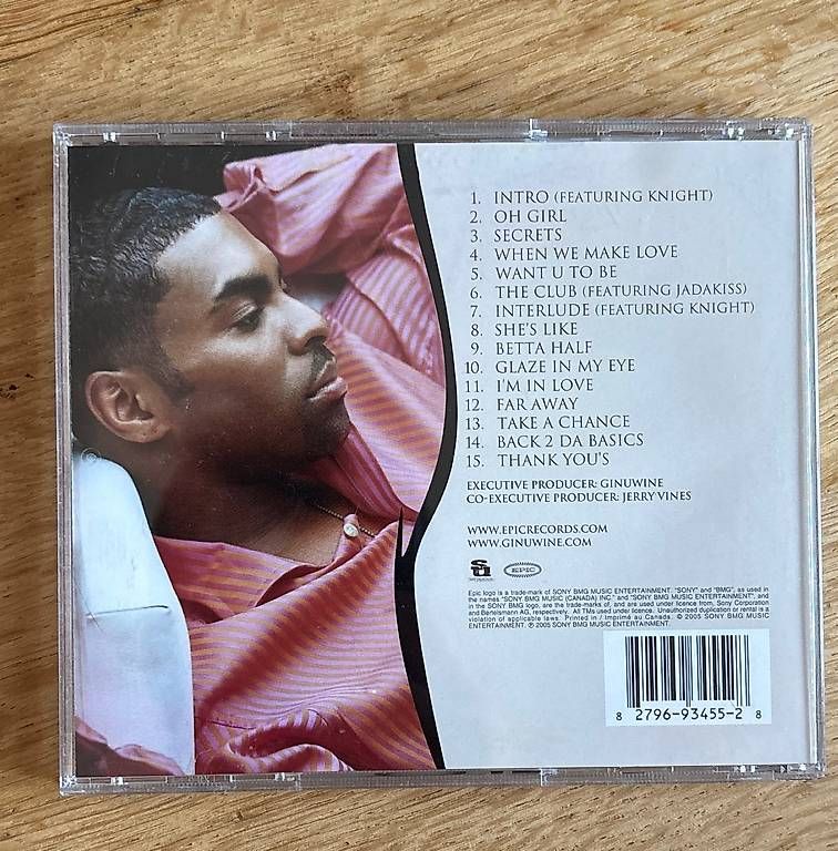 CDs: Ginuwine / Album: Back to da Basic – D'occasion à Zürich par rafa014 1