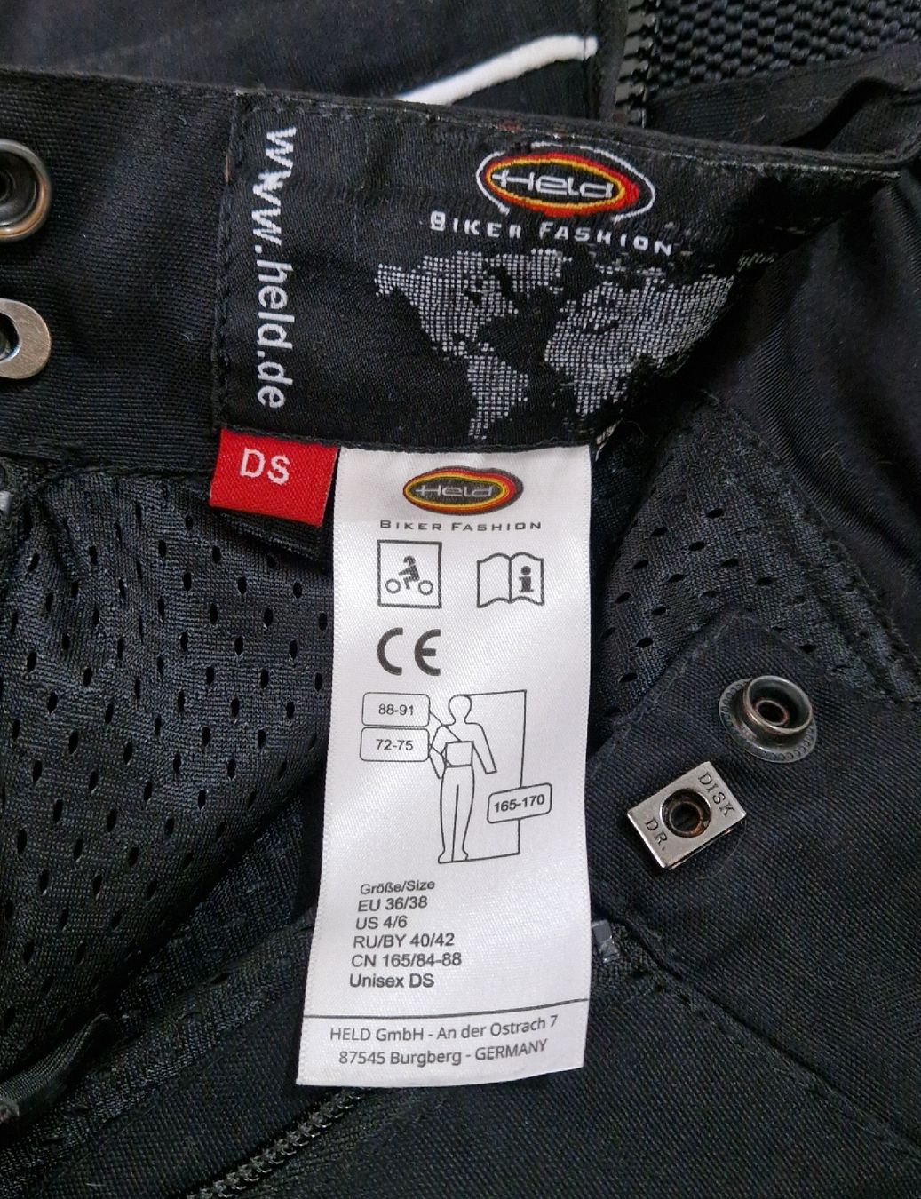 Lotti di vestiti: Held Motorradbekleidung Gr. 36/38 – Usato da Untersiggenthal venduto da jac_25tx 5