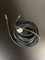Audiokabel Klinke auf Klinke Schwarz 10m gebrauchter Zustand