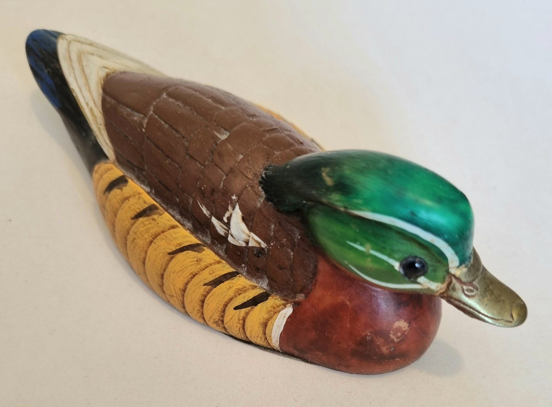 Statuette: Ente mit Messingschnabel – Usato da Untersiggenthal venduto da Lindomagos 1