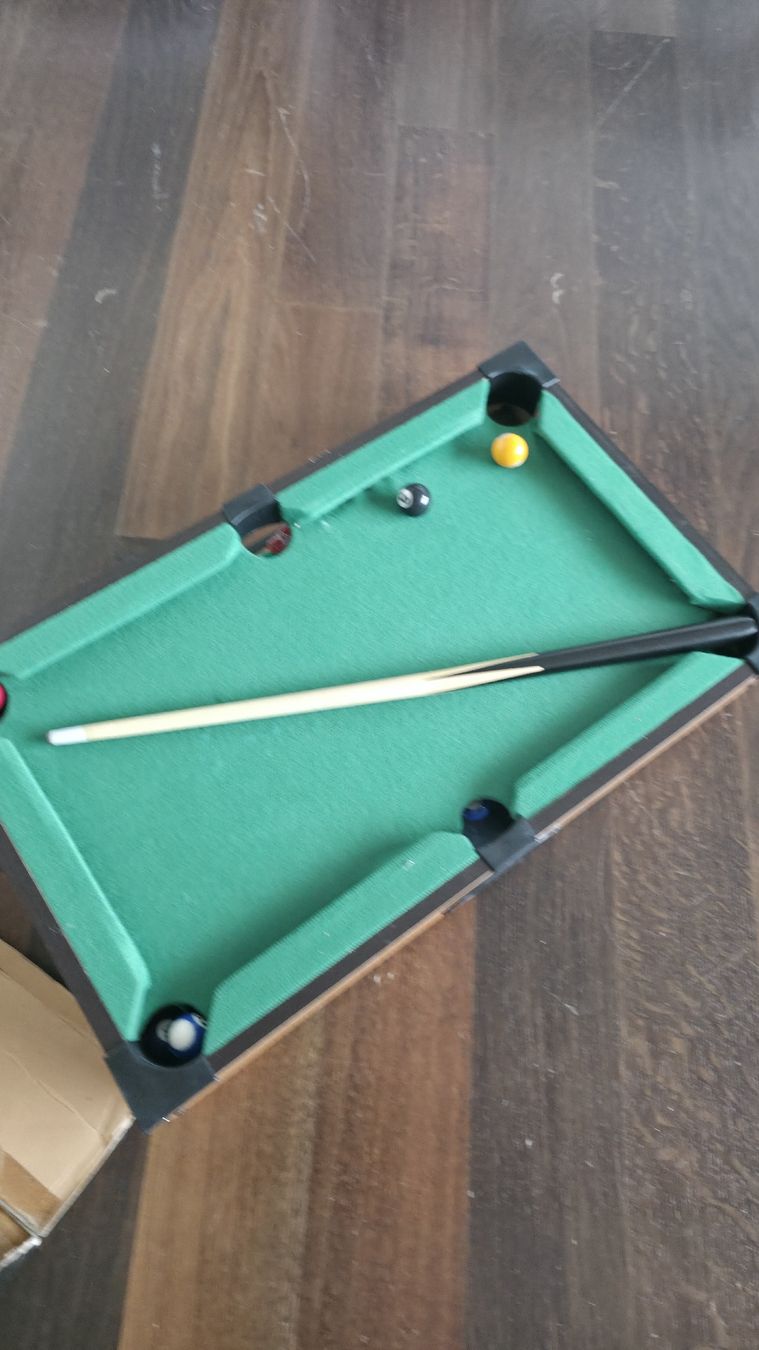 Giochi: Tischbillardset 51 x 31 x 9.5cm – Usato da Zürich venduto da Tornadorey 1