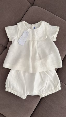 Baby Anzug aus Leinen 