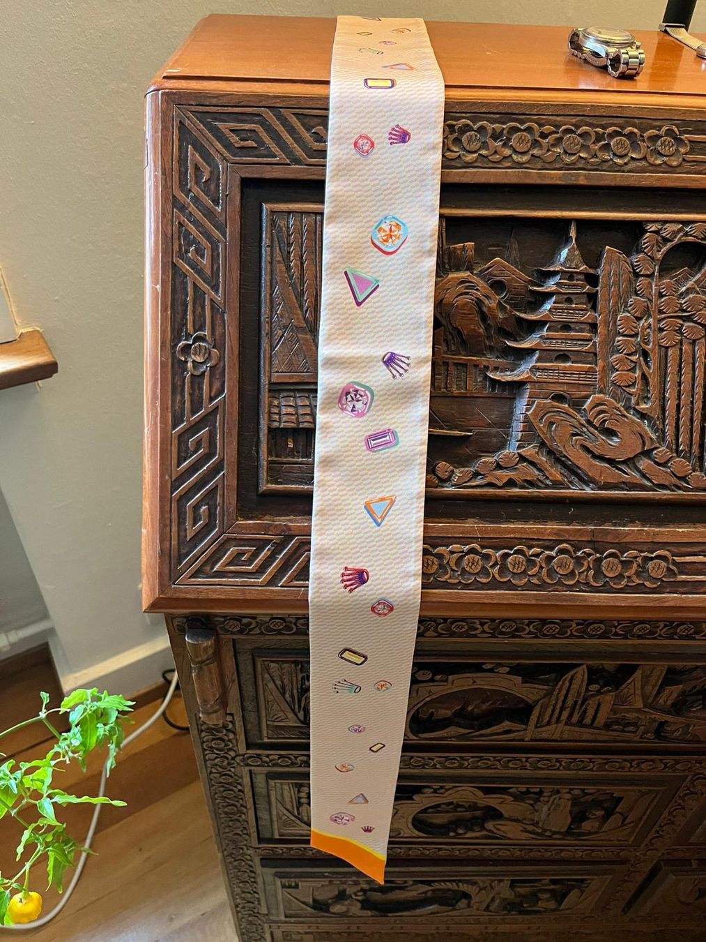 Rolex Foulard & Sciarpe: Rolex Tuch / Schal aus Seide, NEU – Nuovo e nell'imballaggio originale da Schaffhausen venduto da immervali 1