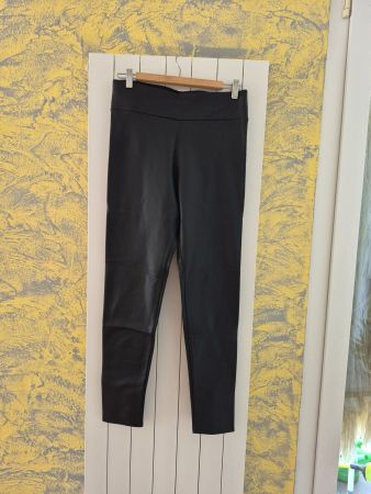 ital. Kunstlederleggins, superweich, schwarz Grösse M, neu