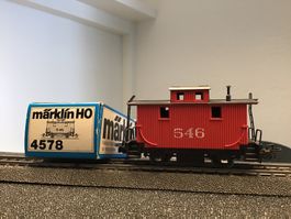 Märklin HO 4578 Güterwagen mit OVP guter Zustand