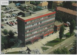 Flugaufnahme Zürich Geschäftshaus