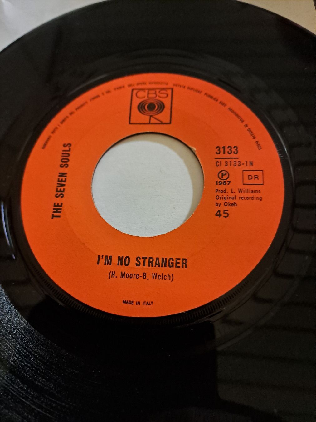 Dischi in vinile: Single THE SEVEN SOULS  "I'm No Stranger"  CBS – Usato da Uetendorf venduto da Essiggurken 2