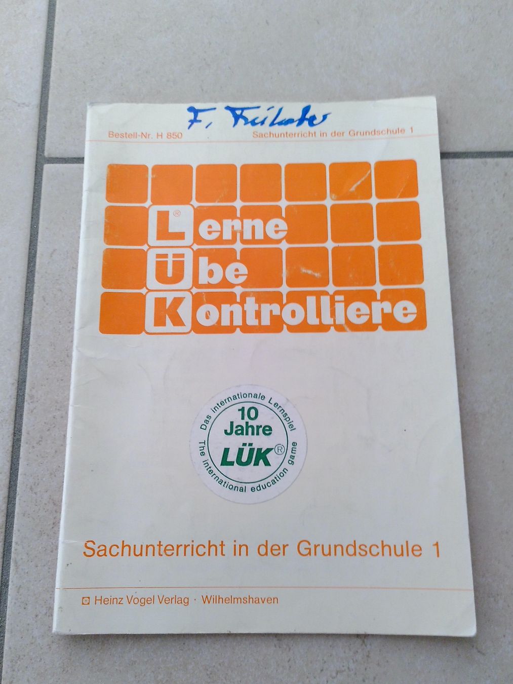 Bücher: LÜK SACHUNTERRICHT GRUNDSCHULE 1 – Gebraucht aus Brugg AG von olamim 1