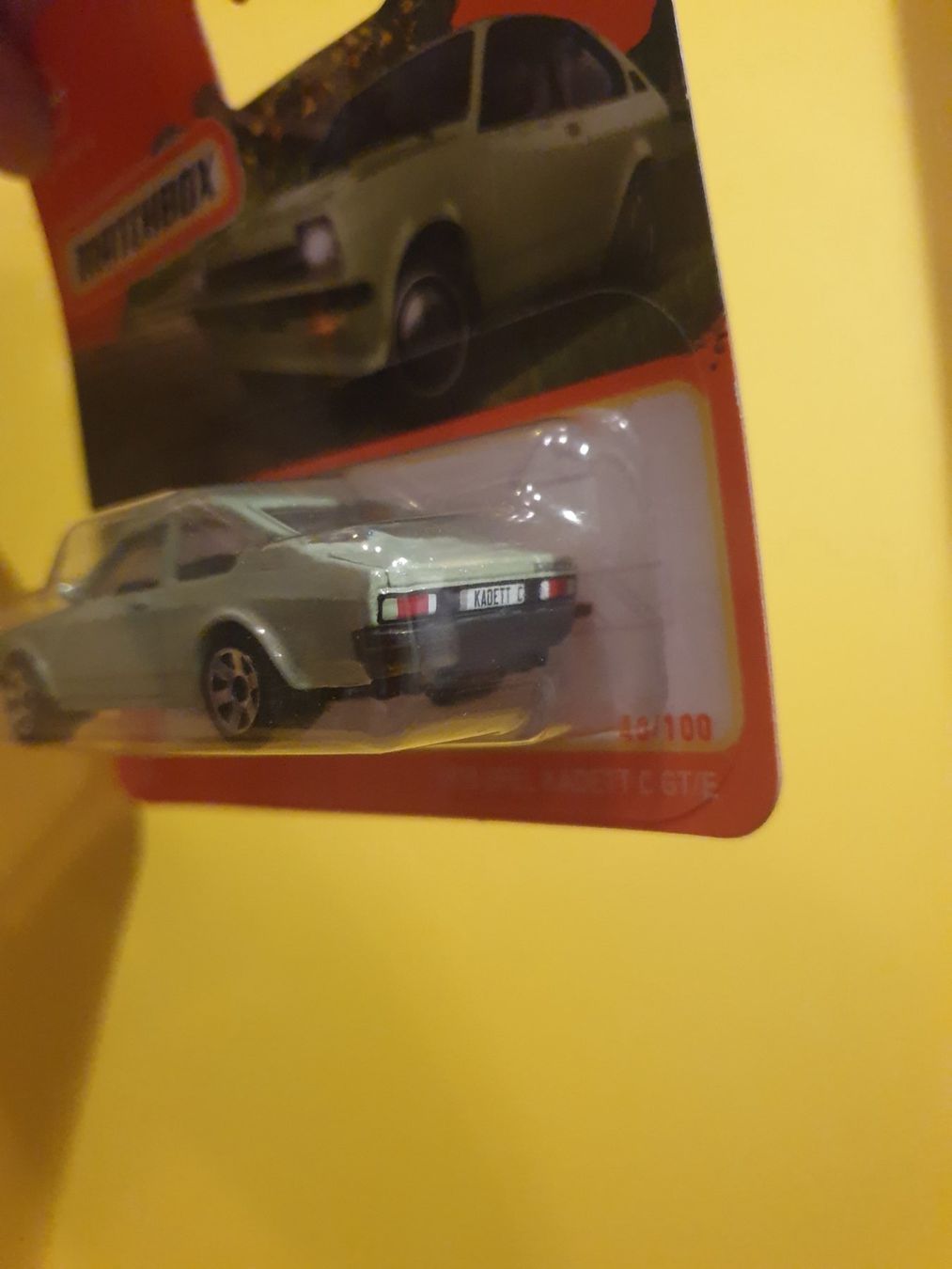 Matchbox Modellini d'auto: Matchbox 1975 Opel Kadett C GT/E – Nuovo e nell'imballaggio originale da Oftringen venduto da Rotor 5