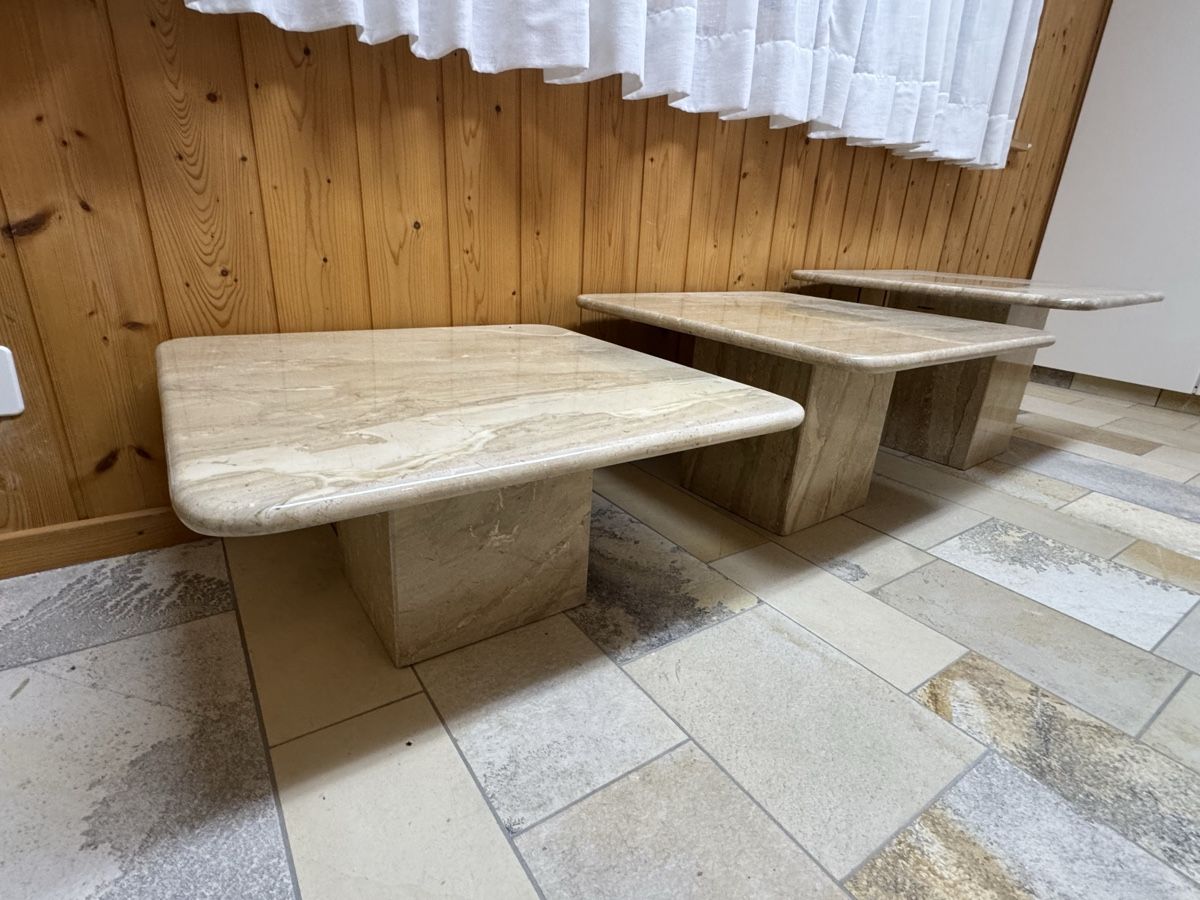 Tavoli: Beistelltisch Set Marmor 3 Stück – Usato da Lohn-Ammannsegg venduto da Businessangel 3