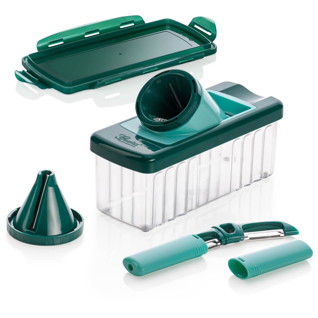 Küchengeräte: Julietti Plus 9tlg. - 9tlg. - Türkis – Neu und originalverpackt aus Bremgarten AG von simpliCH