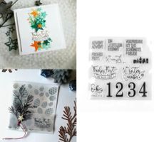 Silikonstempel Frohes Fest Advent Weihnachten