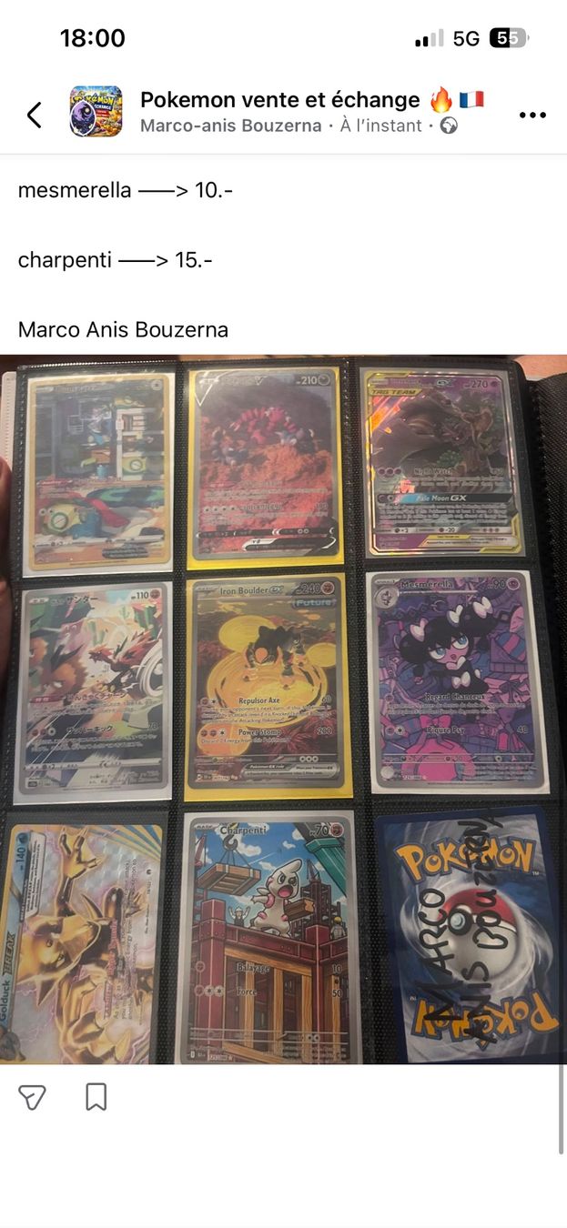 Pokémon Carte collezionabili: Cartes Pokémon – Usato da Prilly venduto da BlindLoot