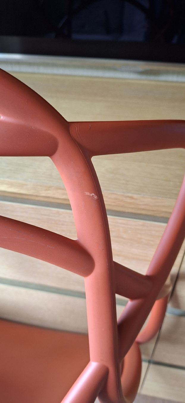 Kartell Stühle: Kartell Masters Stuhl, Rot Soft Touch – Gebraucht aus Liestal von Abimos 9