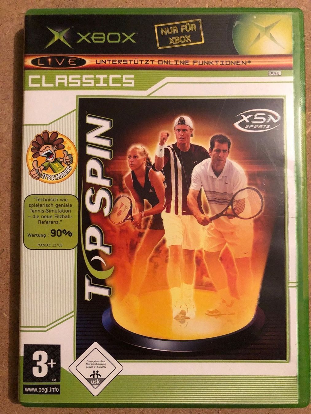 Giochi: Top Spin für Xbox – Usato da Kestenholz venduto da Mad18