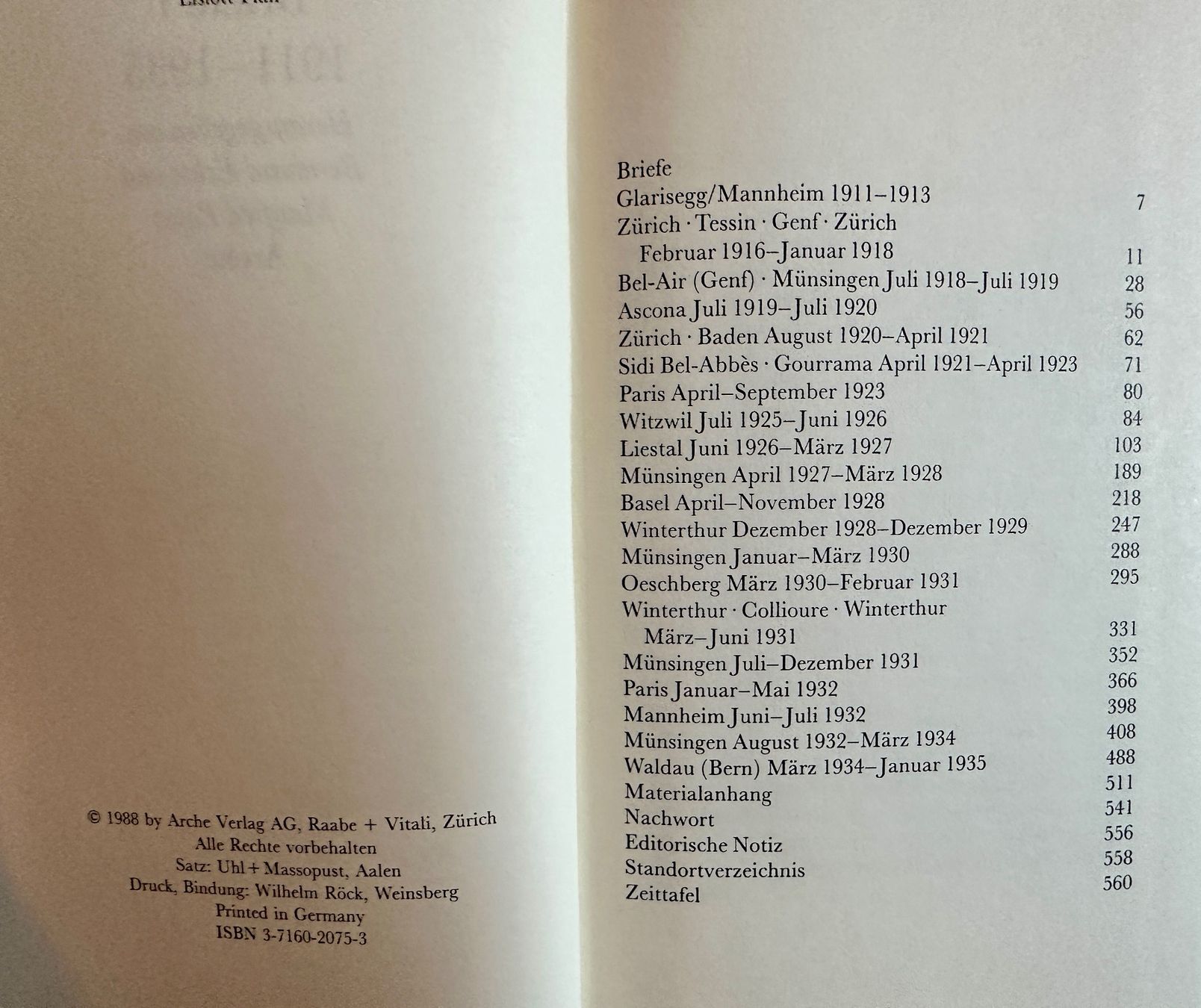 Libri: Friedrich Glauser: Briefe. 2 Bde. 1988/91 – Usato da Zürich venduto da allp 3