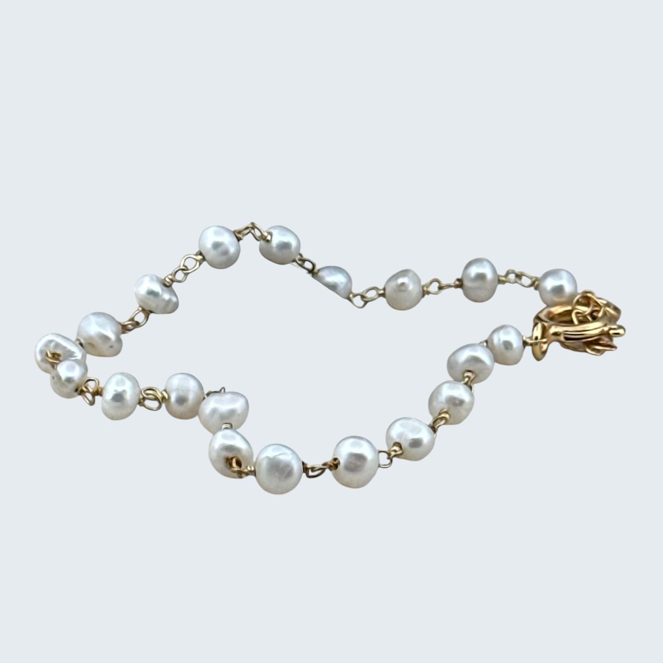Olga Ribler Bracciali & Braccialetti: Armkette mit weissen Süsswasserperlen – Nuovo (secondo la descrizione) da Luzern venduto da MonikaS03 4