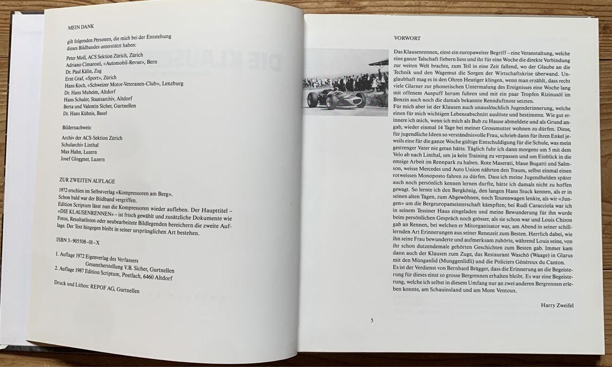 Libri: Buch Die Klausenrennen – Nuovo (secondo la descrizione) da Goldingen venduto da Bergler012 1