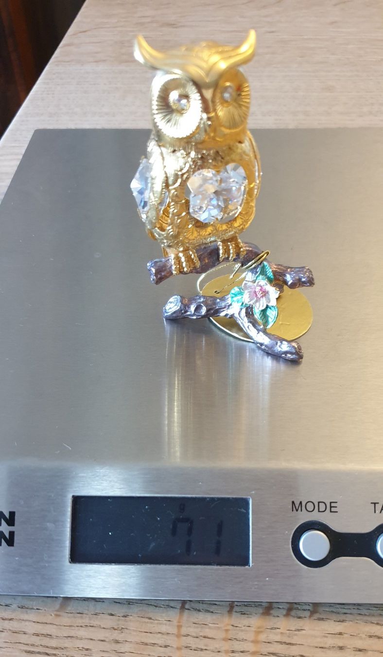 Statuette: Eule Crystal Temptations 24 K plated – Usato da Emmen venduto da magelan 4