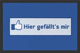 Türmatte Fussmatte Hier gefällts mir 40x60cm