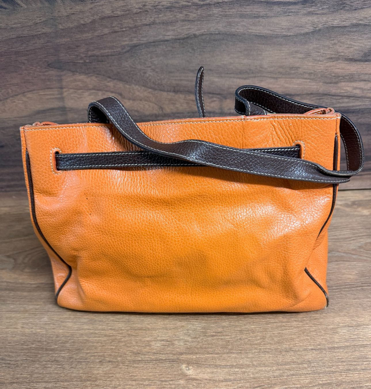 Borse da donna: Handtasche Leder Orange Marke H Damen – Usato da Nussbaumen AG venduto da olitech5415 1
