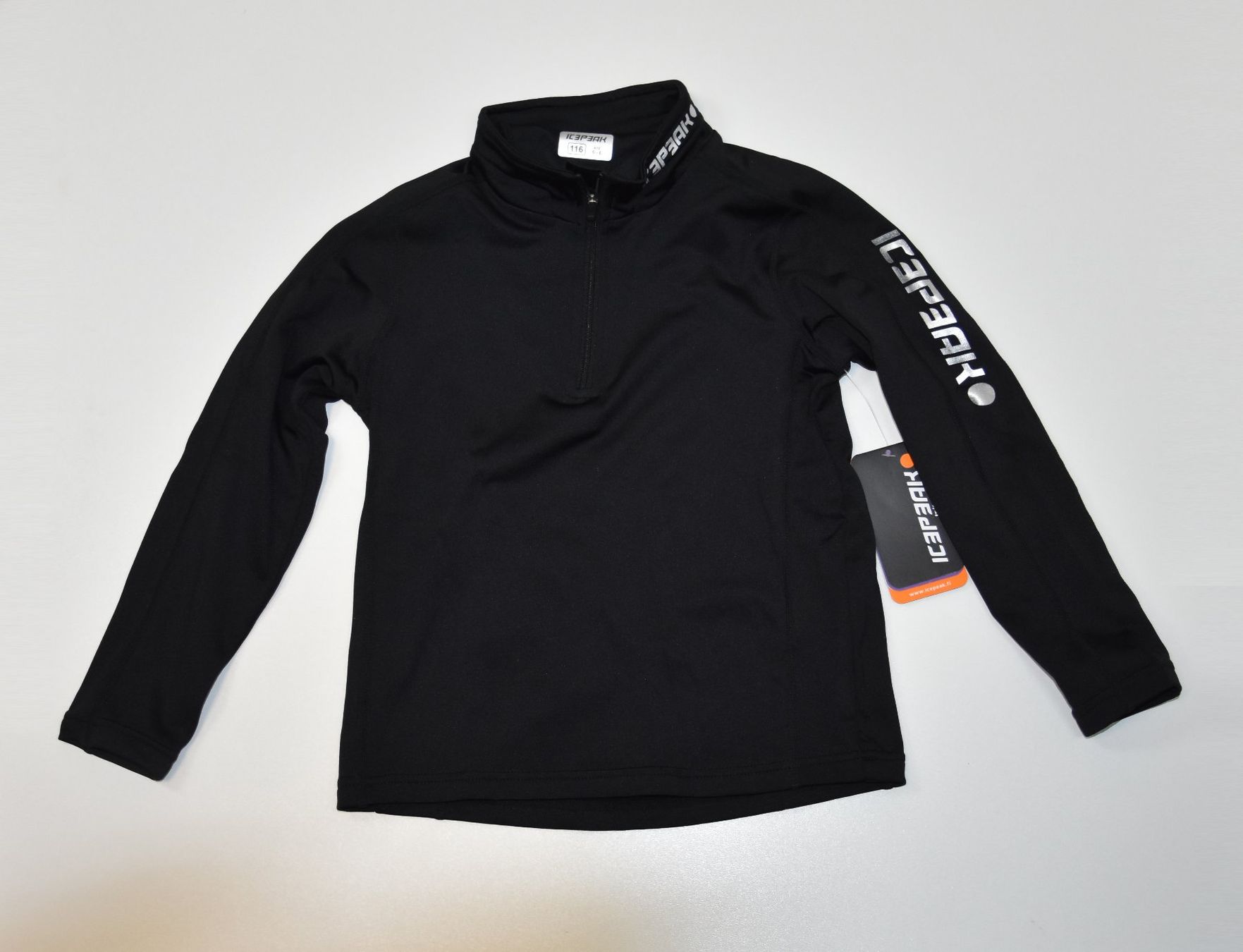 Icepeak Pullover & Sweatshirts: Icepeak Kinder Pullover halbZip  unisex/schwarz/Gr.116 – Neu und originalverpackt aus Wohlenschwil von EddieS-Outlet 2