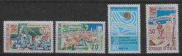 Sénégal 1967 Michel Nr. 350-353 "UNESCO" **
