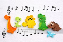 Neues Stanzschablonen-Set Dinos / Dinosaurier