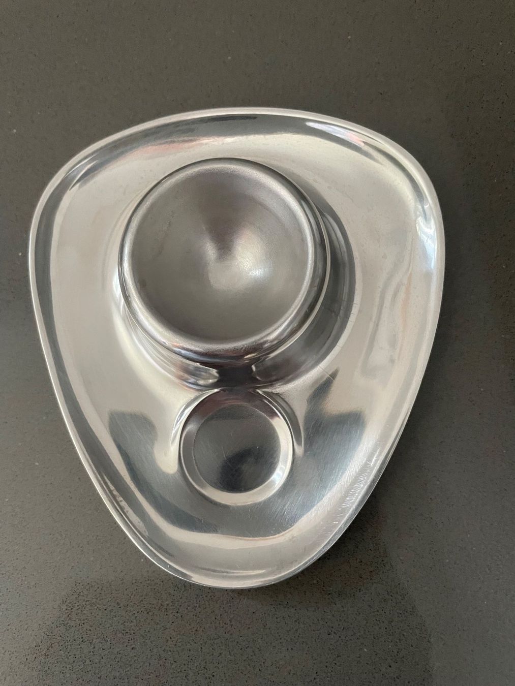 Autre vaisselle: 6 Eierbecher Metall, VINTAGE – D'occasion à Winkel par Kade50 2