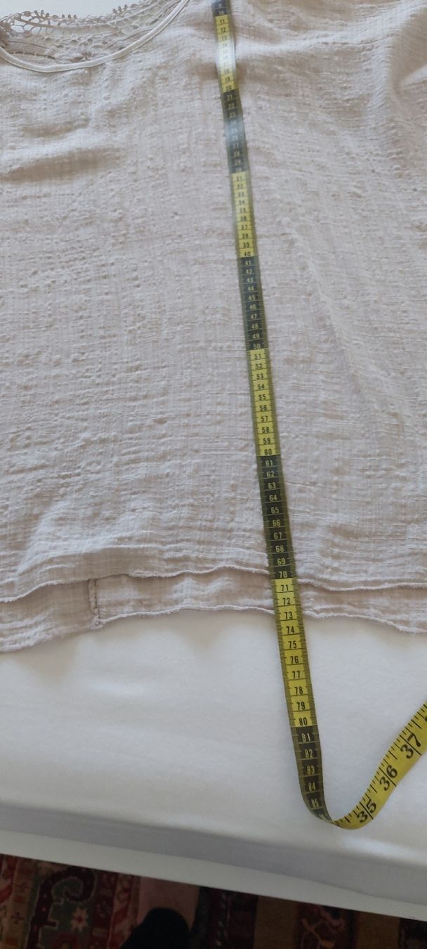 Tuniche: Ungetragene Tunika Beige mit Spitze Onesize – Nuovo (secondo la descrizione) da Kreuzlingen venduto da peugeotj9 4